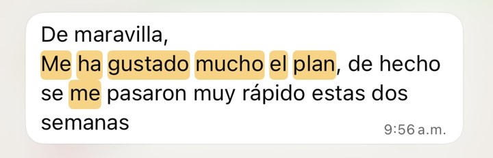 Testimonio real de corredor